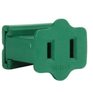  Female Socket for Commercial Christmas Lights   Green 