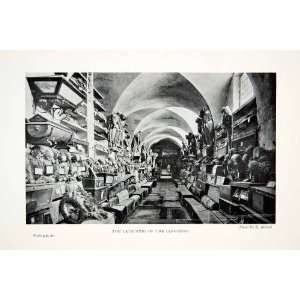  1904 Print Catacombs Capuchins Palermo Italy Mummies 