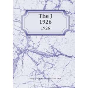   1926: Joliet Township High School and Joliet Junior College: Books