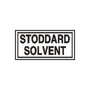  Labels STODDARD SOLVENT 3 x 7 Adhesive Dura Vinyl: Home 