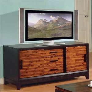   Silver Abaco AB600TV   60 TV Cabinet in Expresso: Kitchen & Dining