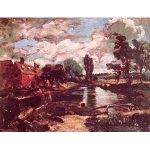  6 x 4 Greeting Card Constable Flatford Mill from the 