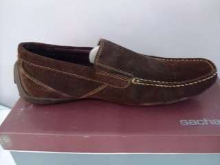 Sacha Too Eric Driving Shoe Loafer Brown Suede 11 M  