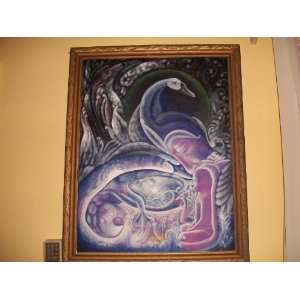  Art Peter Potoma Oil Painting Yogananda Yukteswar Hindu #3 
