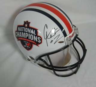 Cam Newton Autographed/Signed Auburn Nat Champs Proline Full Size 