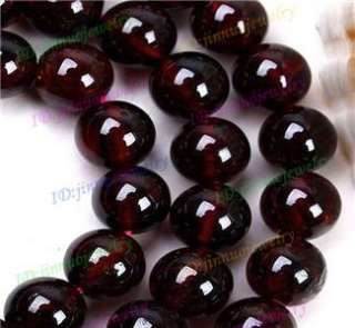 16mm Sri Lanka Red Garnet Round Gemstone Bead 15 JN520  