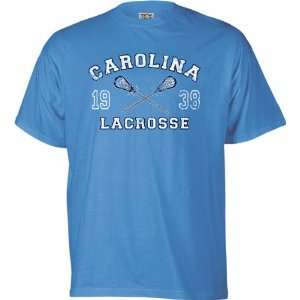  North Carolina Tar Heels Legacy Lacrosse T Shirt: Sports 