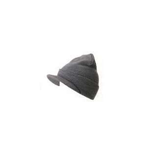   Knit Beanie Winter Ski Hat Cap Fleece Lined Grey Gray 