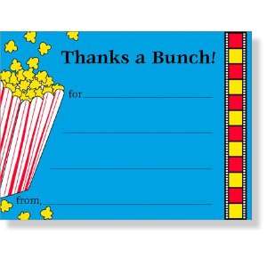  Show Time Popcorn Fill In Thank You Cards 