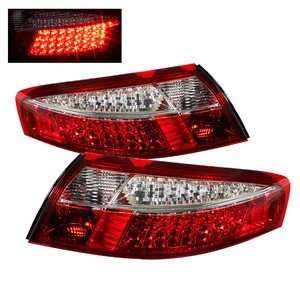  99 04 Porsche 996 Red/Clear LED Tail Lights: Automotive