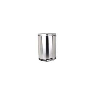  simplehuman 50L Semi Round Deluxe Step Can   Gray
