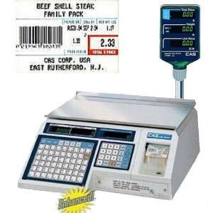  CAS LP 1000NP Pole Label Printing Scale Legal for Trade 30 