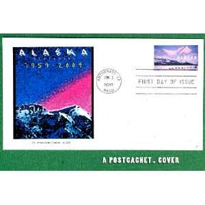  PostCachet Alaska Statehood Stamp First Day Cover, Single 