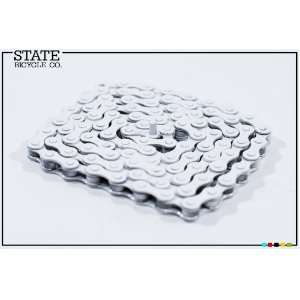 State Bicycle Co.   KMC Chain (White) 