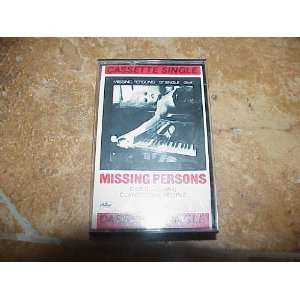  MISSING PERSONS CASSETTE SINGLE GIVE/CLANDESTINE PEOPLE 