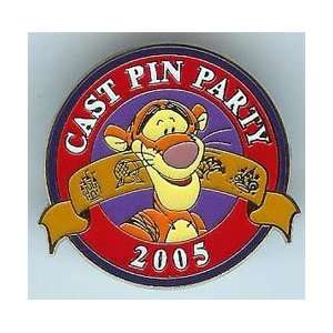  Tigger Cast Member Cm Pin Party 2005 PTP Le WDW PIN 