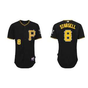Pittsburgh Pirates #8 Willie Stargell Black 2011 MLB Authentic Jerseys 