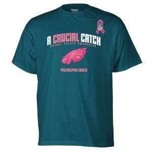   NFL Philadelphia Eagles A Crucial Catch T shirt: Sports & Outdoors