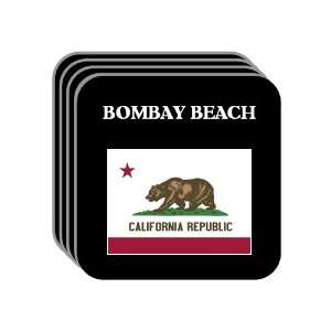 US State Flag   BOMBAY BEACH, California (CA) Set of 4 Mini Mousepad 