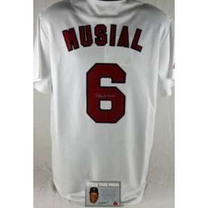  CARDINALS STAN MUSIAL SIGNED JERSEY STAN THE MAN AUTH 