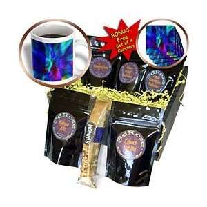 Yves Creations Abstract   Blue Sonic Boom   Coffee Gift Baskets 