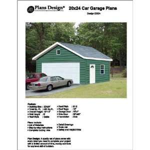   24 Two Cars Garage Project Plans  Design #52024: Kitchen & Dining