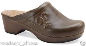 Dansko Womens Sprig Olive Green Leather 98392878 Sausalito Collection 