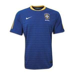  Nike Mens CBF Brazil Away Soccer Jersey Shirt Blue 369251 