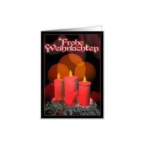  Frohe Weihnachten   German christmas candles by Valxart 
