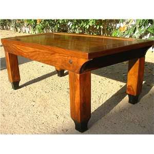   Display Wood Natural Rustic Coffee Table Furniture: Home & Kitchen