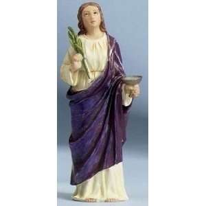  St. Lucy Patron Saint Statue   3.5   Ceramic Painted 
