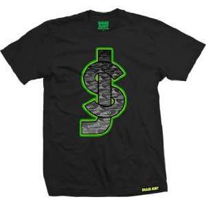 Shake Junt Logo Bold Skateboard T Shirt [Medium] Black 