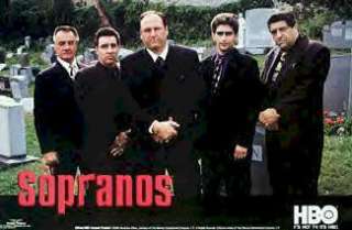 TV POSTER ~ THE SOPRANOS HBO CEMETARY James Gandolfini  