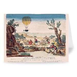  the Hot Air Balloon of Jean   Greeting Card (Pack of 2)   7x5 inch 