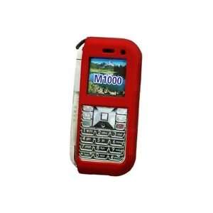  Cellet Kyocera M1000 Red Rubberized Proguard: Cell Phones 