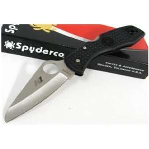  Spyderco Salt FRN H 1 PlainEdge Folding Knife C88PBK 