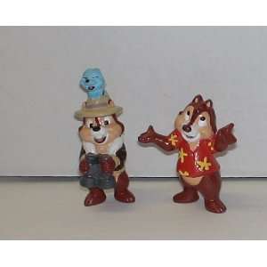  Disney Pvc Figures Set of 2 Chip & Dale Rescue Rangers 