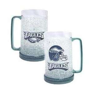  Philadelphia Eagles NFL Crystal Freezer Mug: Kitchen 
