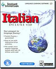 INSTANT IMMERSION ITALIAN DELUXE 3.0 Learn to speak  
