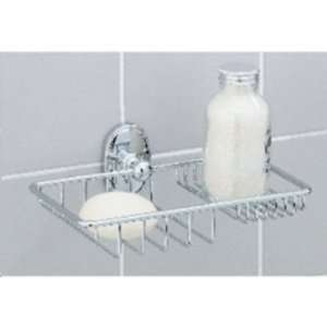   Carlton Wall Mounted Soap And Sponge Basket In Satin