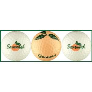    Savannah Golf Balls w/ Georgia Peach Variety