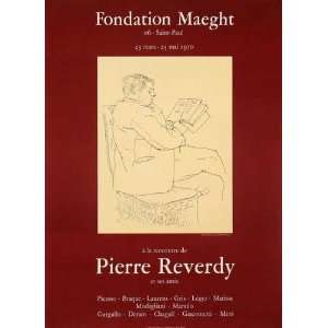  A La Rencontre De Reverdy by Pablo Picasso. Size 9.25 X 12 