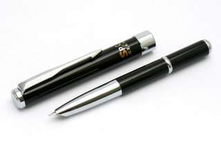 LANBITOU 3009 gloss black pocket space Fountain Pen fine nib  