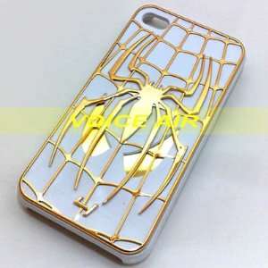  Spiderman 4 Iphone 4 4s Case with Box Packaging (White 