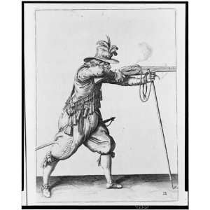  rifle resting on support,1607,Jacob de Gheyn,Dutch soldier,book Home