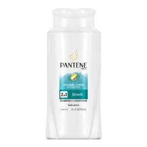  Pantene Pro V Normal Thick Hair Solutions Smooth 2 in 1 Shampoo 