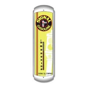  Signal Gas Oil Garage Vintage Metal Thermometer Sign