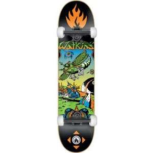 Black Label Watkins Space Junk Complete Skateboard   8.0 w/Thunders 