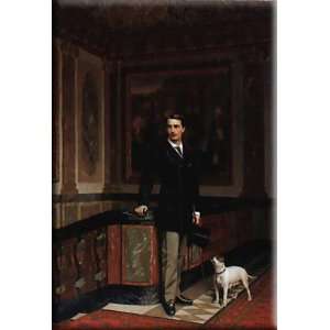  The Duc de La Rochefoucauld Doudeauville with his Terrier 