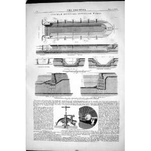  CHATHAM DOCKYARD EXTENSION WORKS 1870 ENGINEERING HUGGINS 